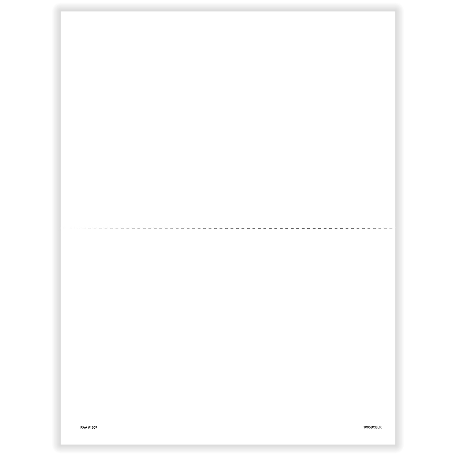 Picture of 1095-B and/or 1095-C Blank w/Backer, Pack of 100