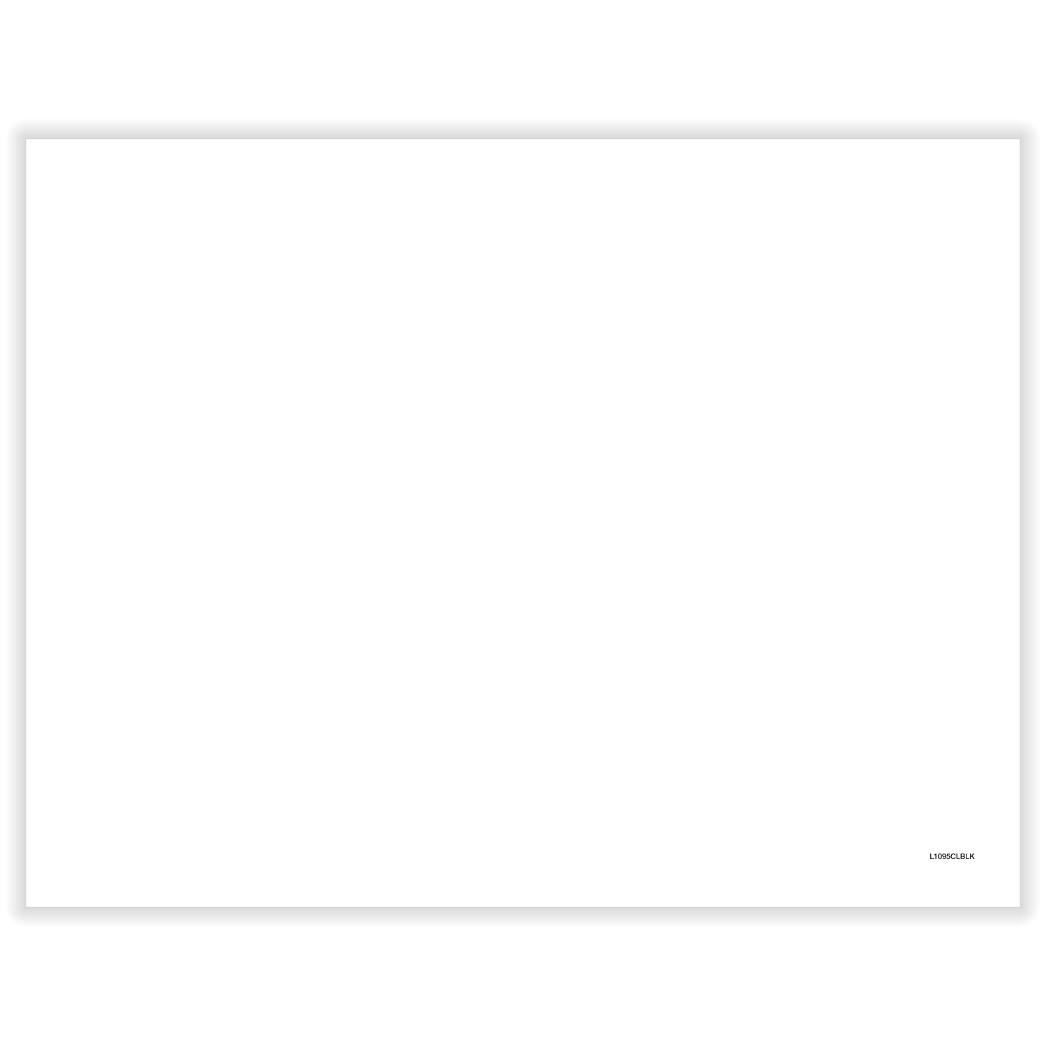 Picture of 1095-C Blank with Backer (Bottom Half), Pack of 50