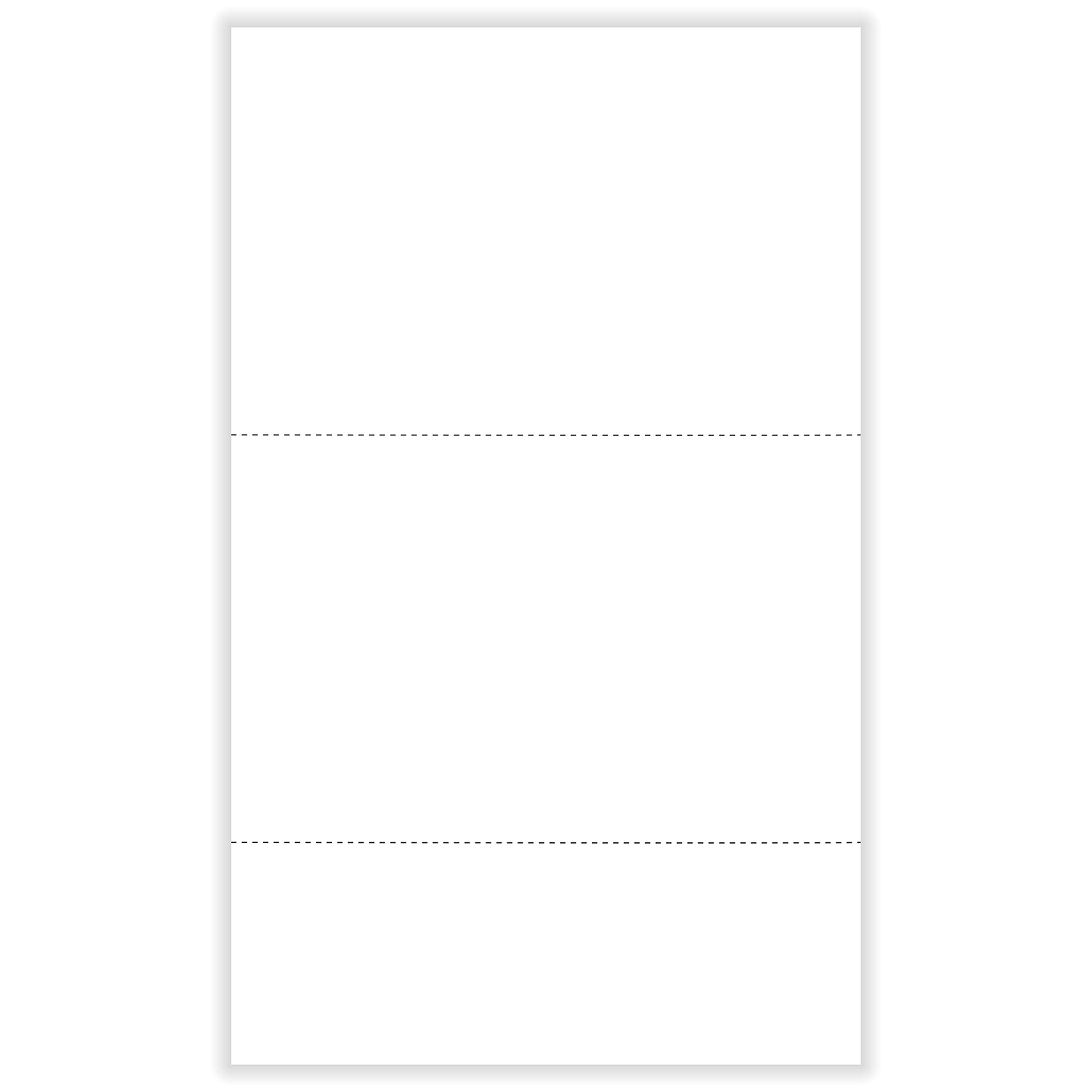 Picture of 1095-C Blank with Backer (Bottom Half), Pack of 500