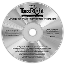 Picture of 20.21 TaxRight - Software for Windows