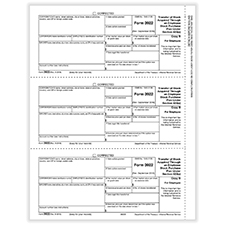 Picture of 3922, 3-Up, Employee Copy B, Transfer of Stock Acquired Through an Employee Stock Purchase