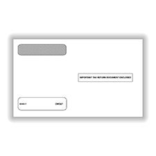 Picture of DW Envelope - W-2 4-Up Horizontal (5206, 5208), Gum-Seal