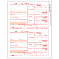 Picture of 1099-INT, 2-Up, Federal Copy A (1,000 Forms)