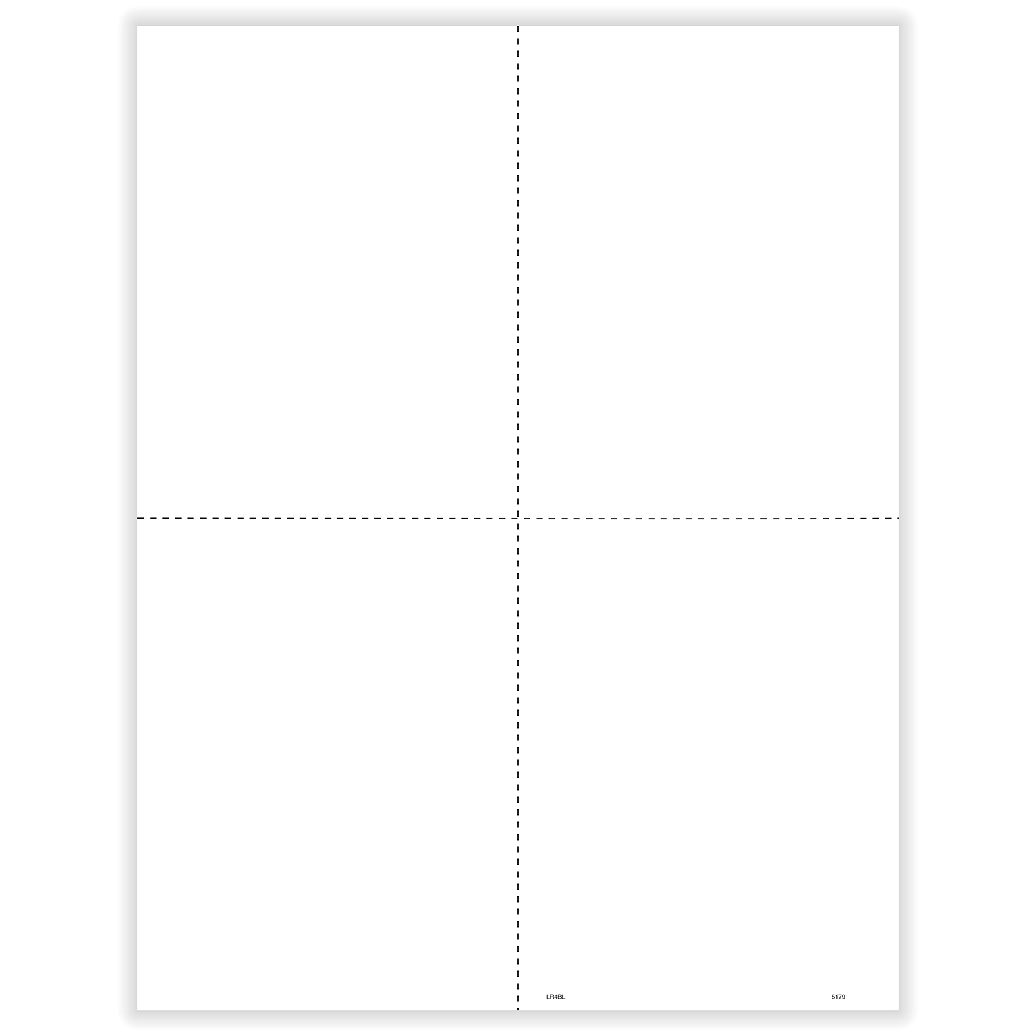 Picture of 1099-R Blank, Copy B & C, 4-Up, w/ Backer (500 Forms)