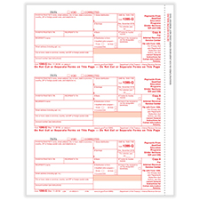 Picture of 1099-Q, 3-Up, Fed Copy A (Qualified Tuition Payments)