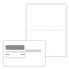 Picture of W-2 Recipient Copy (Only), 2-Up with Envelopes (50 Pack)