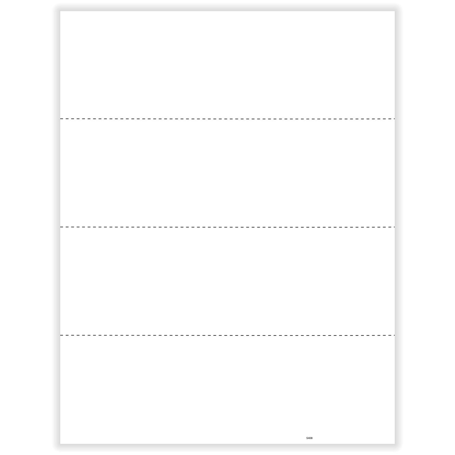 Picture of W-2 Blank Face, 4-Up (Horizontal), w/o W-2 Backer Instructions, Pack of 500 (2,000 Forms)