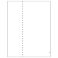 Picture of Universal Blank, 4-Up, W-2/1099, Pack of 50 (200 Forms)