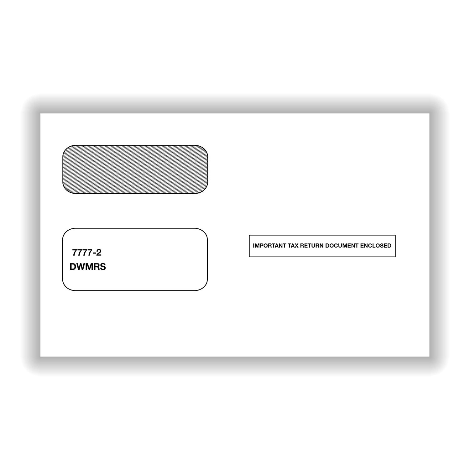 Picture of DW Envelope - 1099 2-Up (1099-B/DIV/INT/K/MISC/R, 5498, 1098-MTG/INT), Self-Seal