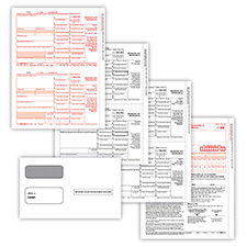 Picture of 1099-DIV Set, Copy A,B,C w/ Envelopes (DWMR) (100 Employees/Recipients)