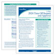Picture of 2023 Time Off Request and Approval Form, 2-Part