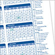 Picture of 2024 Time Off Request & Approval Calendar, Pack of 50