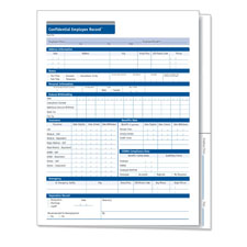 Picture of Confidential Employee Record Folder, Pack of 25