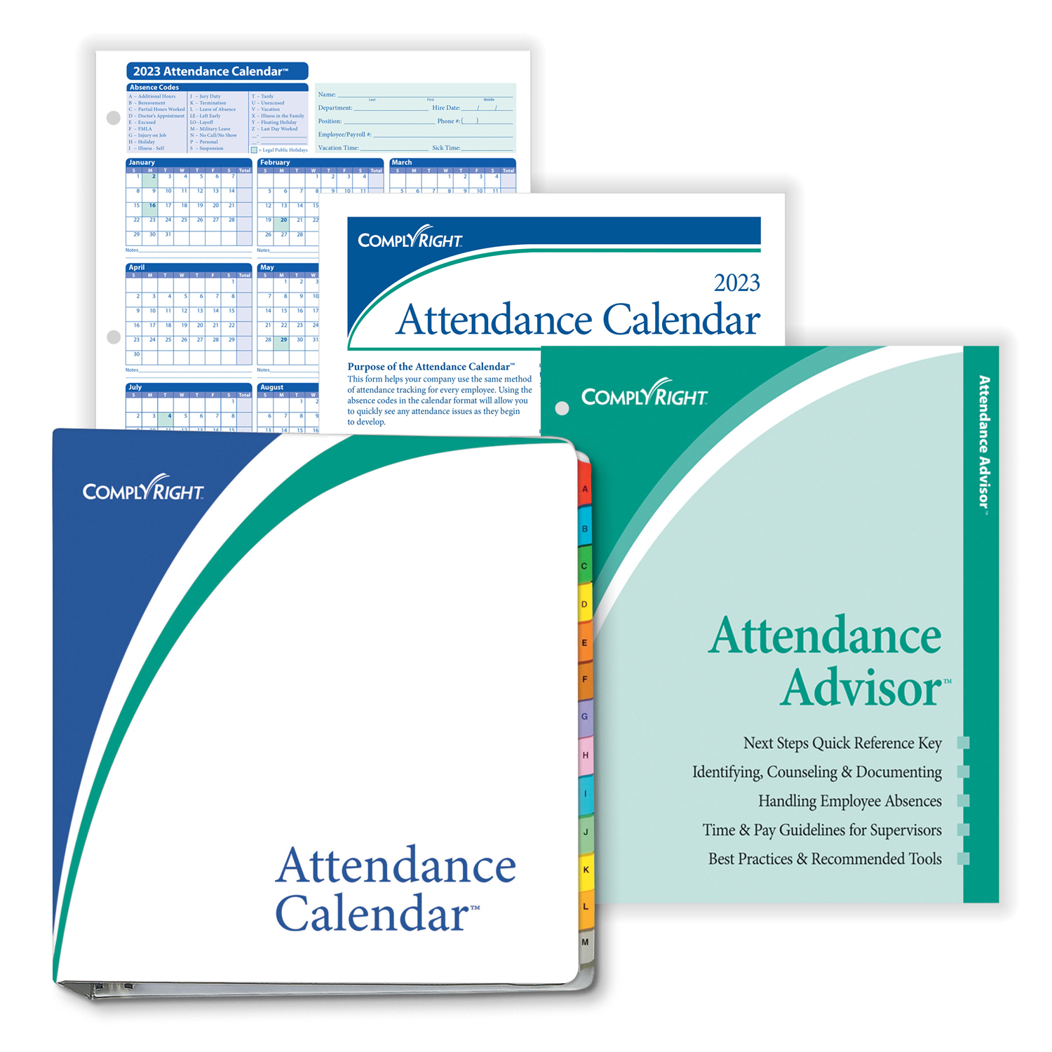 Picture of 2023 Attendance Calendar Kit, Pack of 100
