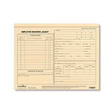 Picture of Employee Records Jacket, Standard Letter, 25-Pack