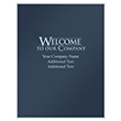 Picture of First Impression Folders, "Welcome To Our Company" Classic, Blue