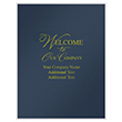 Picture of HR Imprinted Folder, "Welcome To Our Company", Blue