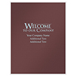 Picture of First Impression Folders, "Welcome To Our Company" Classic, Burgundy