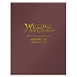 Picture of First Impression Folders, "Welcome To Our Company" Classic, Burgundy