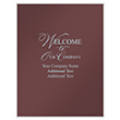 Picture of First Impression Folders, "Welcome To Our Company", Burgundy