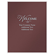 Picture of First Impression Folders, Welcome to "Customizable", Burgundy