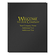 Picture of First Impression Folders, "Welcome Our Company" Classic, Expanded,  Black