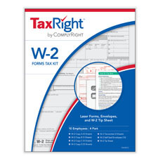 Picture of TaxRight W-2 4-Part Kit (10 Recipients)