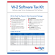 Picture of TaxRight W-2 4-Part Software Kit (10 Recipients)