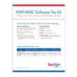 Picture of TaxRight 1099-MISC 4-Part Software Kit (25 Recipients)