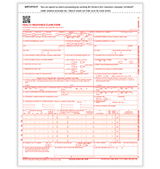 Picture of CMS-1500 Claim Forms, 2-Part Snap-Out, Laser, Pack of 500