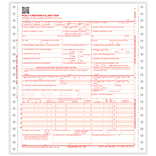 Picture of CMS-1500 Claim Forms, 1-Part, Continuous, Pack of 1,000