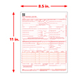 Picture of CMS-1500 Claim Forms, Laser, Pack of 250