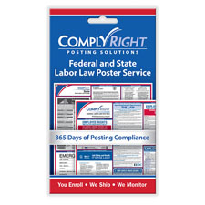 Picture of Federal (English) & State (English) Labor Law Poster Service - Card
