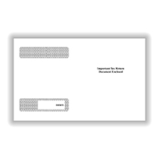Picture of DW Envelope for W-2 (L87 and CL38), 4-Up, Diagonal, Gum-Seal