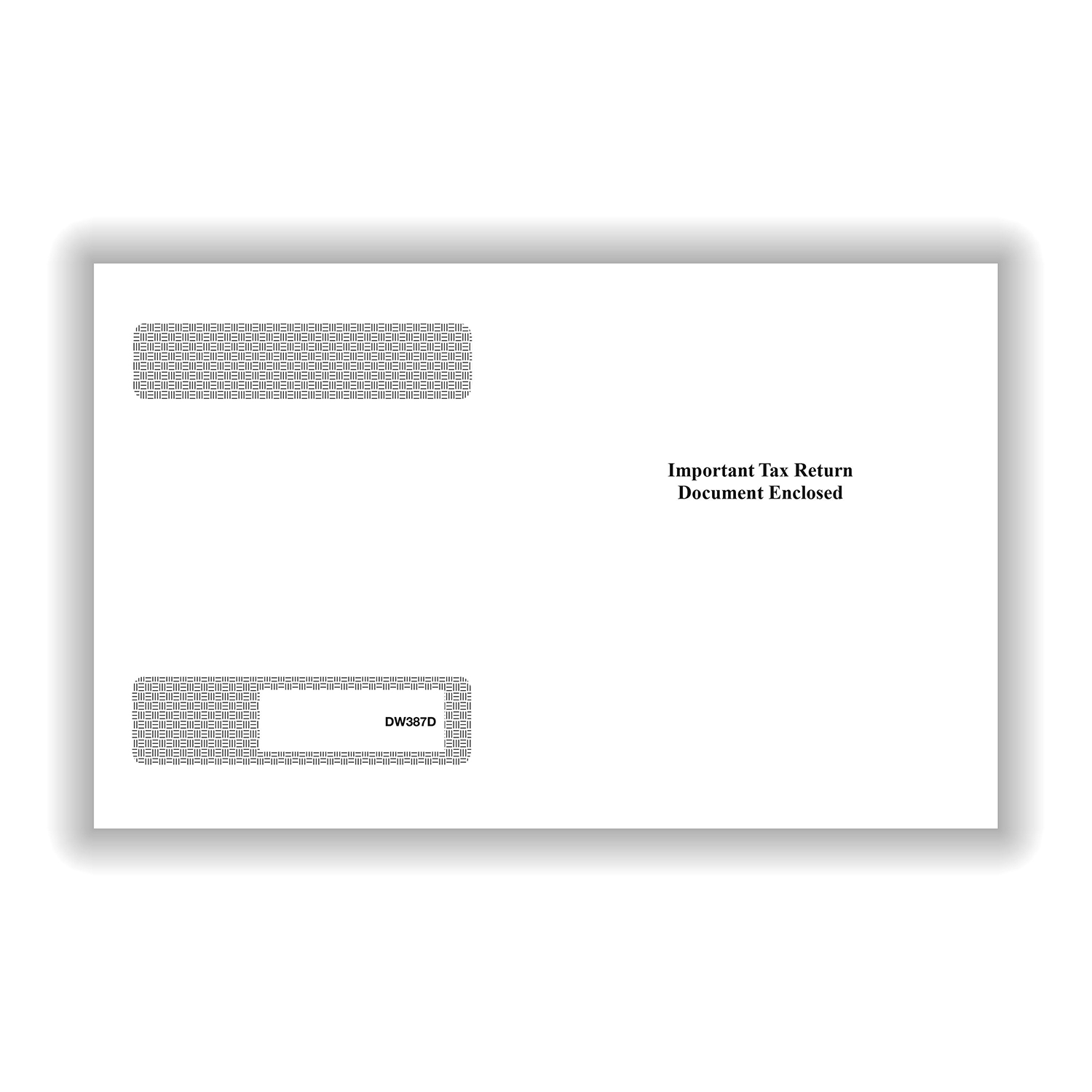 Picture of DW Envelope for W-2 (L87 and CL38), 4-Up, Diagonal, Gum-Seal