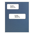 Picture of Tax Presentation Folder (Imprinted), Double Offset Windows, Blue, 8-3/4" x 11-1/4", Pack of 50