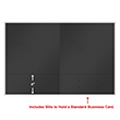 Picture of Tax Presentation Folder (Imprinted), Black (Income Tax Return - Embossed), Double Pockets, 9" x 12", Pack of 50