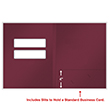 Picture of Tax Presentation Folder (Imprinted), Double Windows, Burgundy, 8-3/4" x 11-1/4", Pack of 50