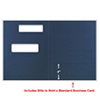 Picture of Tax Presentation Folder (Imprinted), Double Offset Windows, Navy Blue, 8-3/4" x 11-1/4", Pack of 50