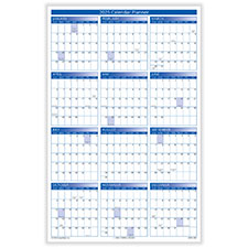 Picture of 2025 Desk Calendar Planner, 2-Sided (11" x 17") (Laminated, erasable, includes marker)