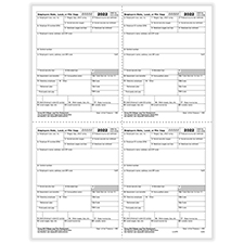 Picture of W-2, 4-Up Box, Employer Copy D or 1 State/City or Local