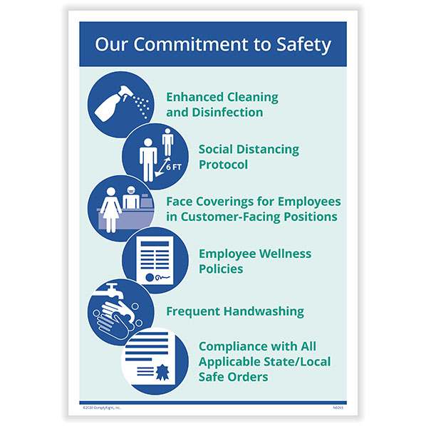 Picture of Our Commitment to Safety Poster, Pack of 3