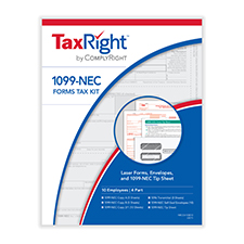 Picture of TaxRight 1099-NEC 4-Part Set (10 Recipients)