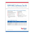 Picture of TaxRight 1099-NEC 4-Part Software Kit (15 Recipients)