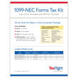 Picture of TaxRight 1099-NEC 4-Part Kit (15 Recipients)