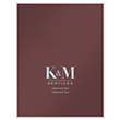 Picture of Tax Presentation Folder (Imprinted), One Pocket, Spine, Extendable Tab and BC Slot, Burgundy, 9" x 11-3/4", Pack of 50