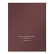 Picture of Tax Presentation Folder (Imprinted), Two Piece Report Cover, Burgundy, 8-1/2" x 11", Pack of 50