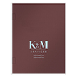 Picture of Tax Presentation Folder (Imprinted), Report Cover, Spine, Side-Staple Tabs, Burgundy, 8-5/8" x 11-1/4", Pack of 50