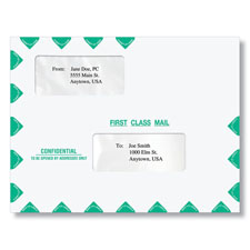 Picture of Double Window Envelope (Moisture Seal), 10" x 13"