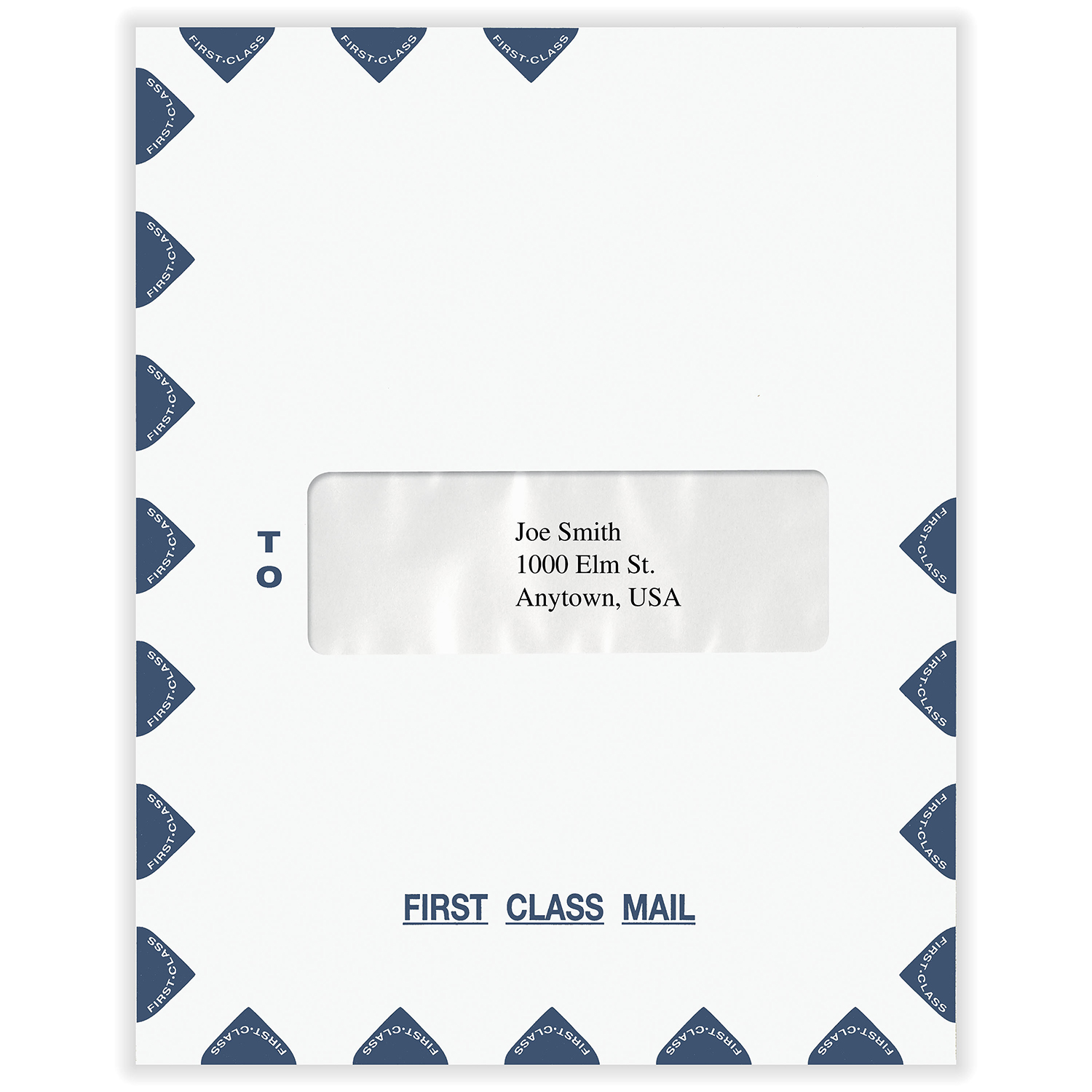 Picture of Single Window First Class Mail Envelope (Moisture Seal), 9.5" x 12"